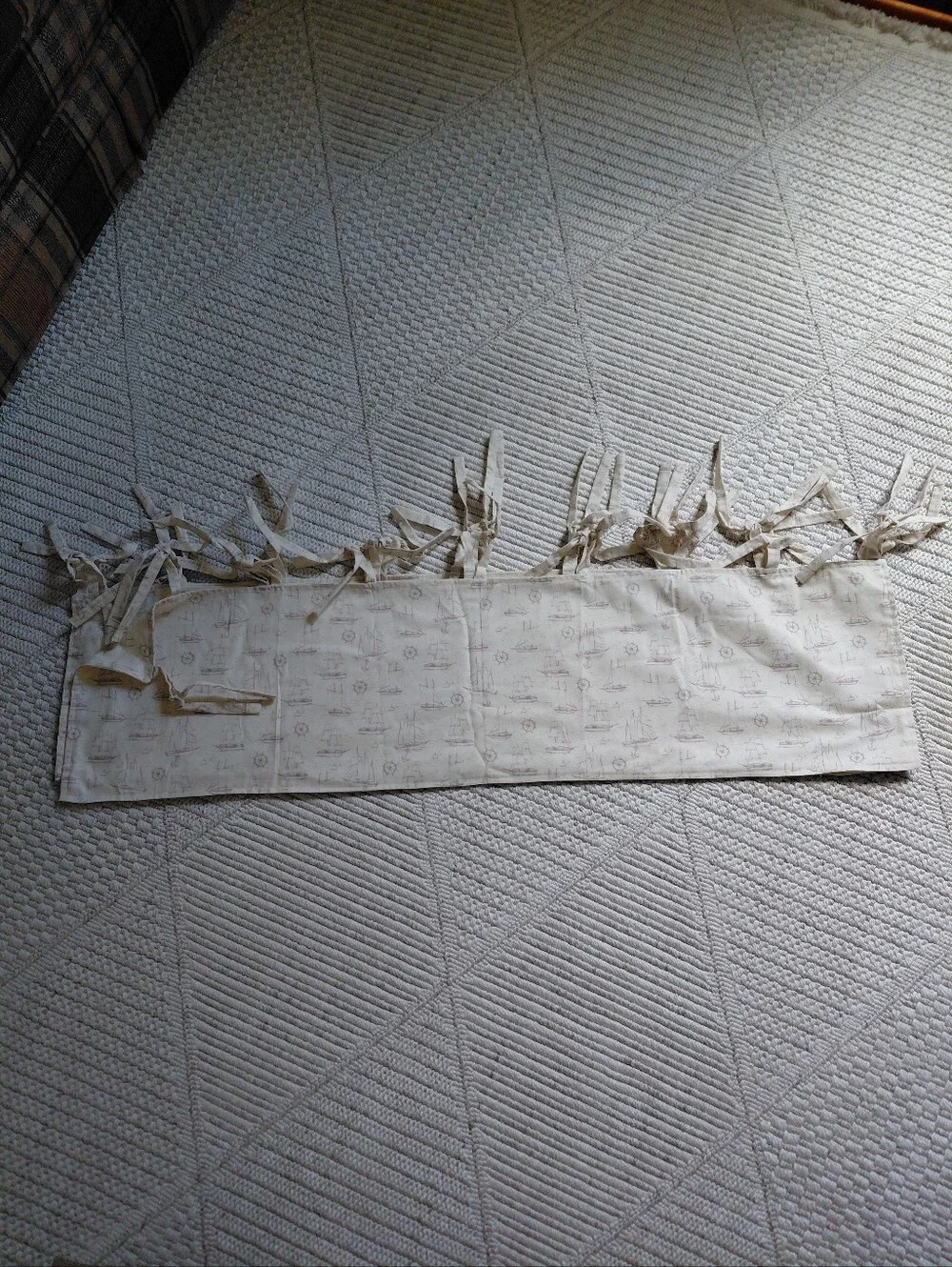 handmade tie top valences